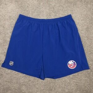 New York‎ Islanders Shorts Mens 3XL Blue Fanatics Pro Lined Gym Athletic Hockey